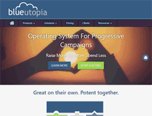 Tablet Screenshot of blueutopia.com